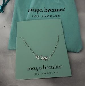 Maya Brenner Silver Love Bracelet